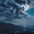 The night view of Minami Aso.