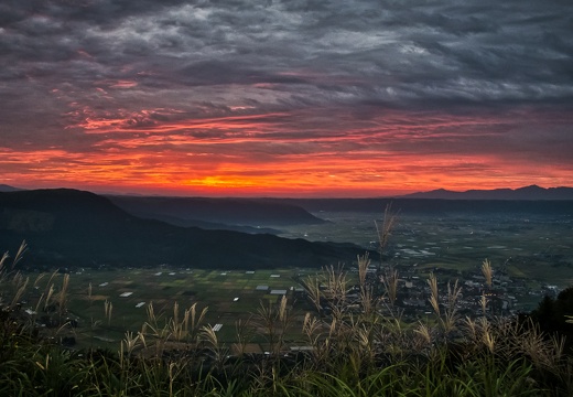 Sunrise of Kabuto-iwa Observatory